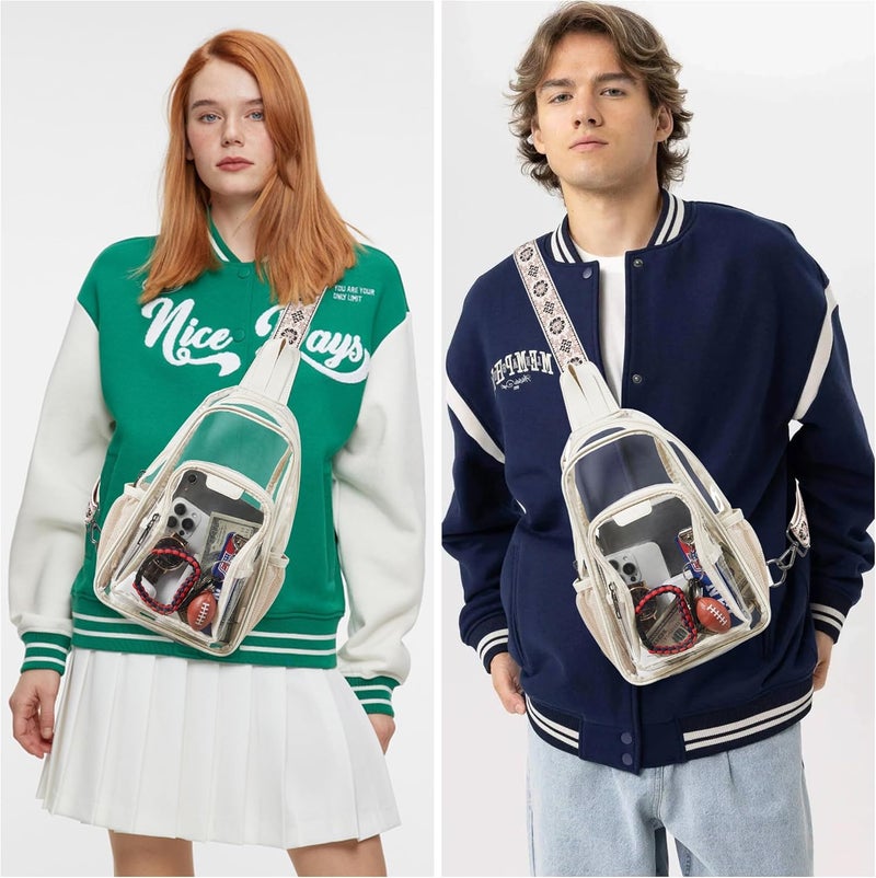 Mroede Clear Bag for Stadium Events Approved Clear Purses for Women Crossbody Transparent Bag Stadium Bags for Concert Sport - Image 2